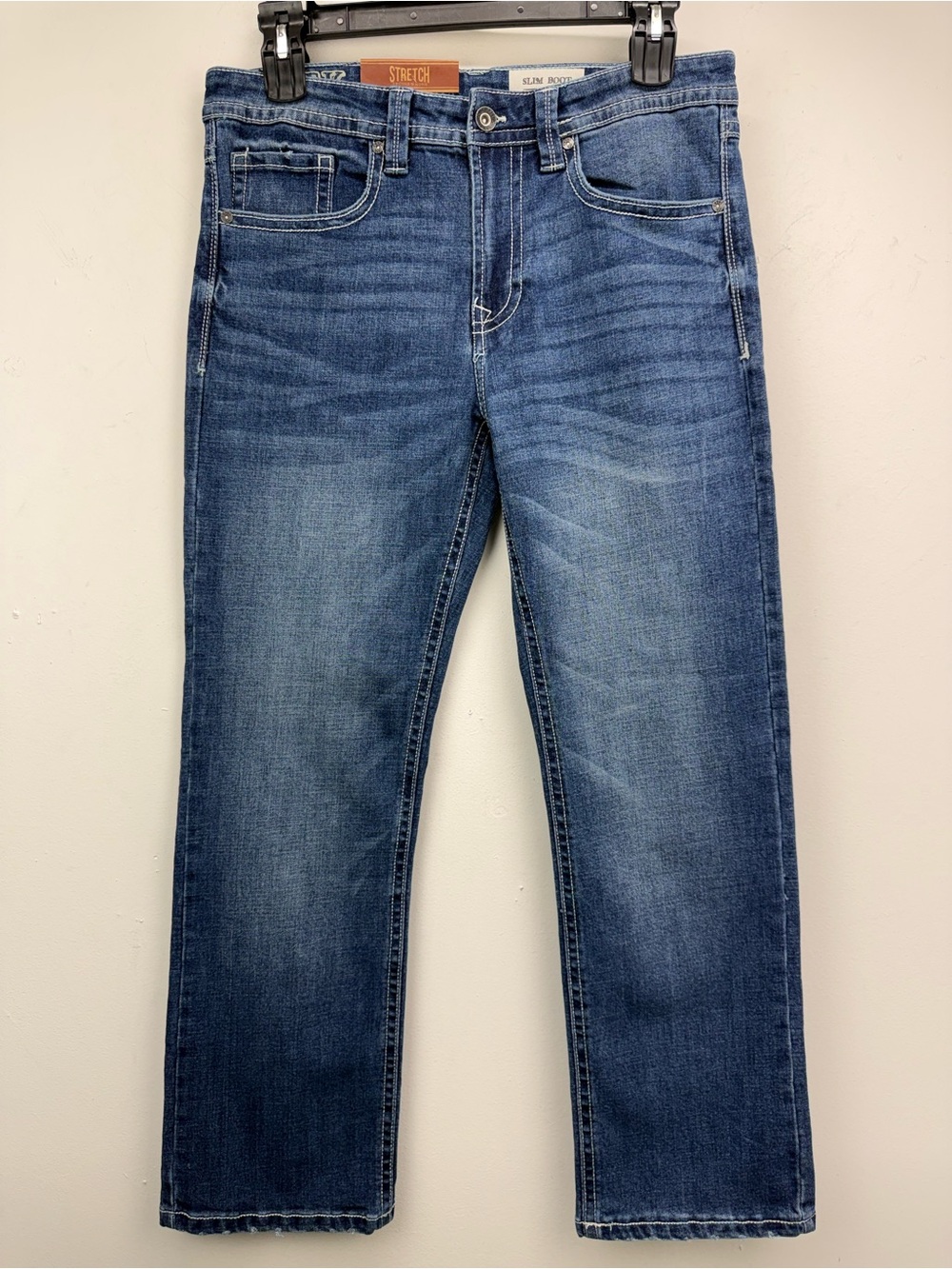 T.K. Axel size 34x30 Men’s Blue Denim Slim Bootcut Jeans NWT